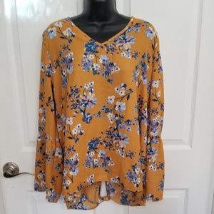 Fall Flowers Top